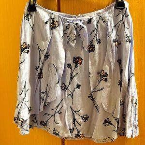 Floral Lavender Skirt